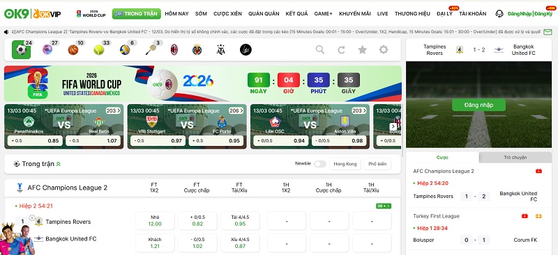 Link đăng nhập OK9